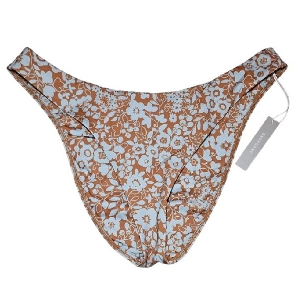 Everlane ReNew Floral Bikini Swim Bottom XL New Women's Beach Pool Vacation